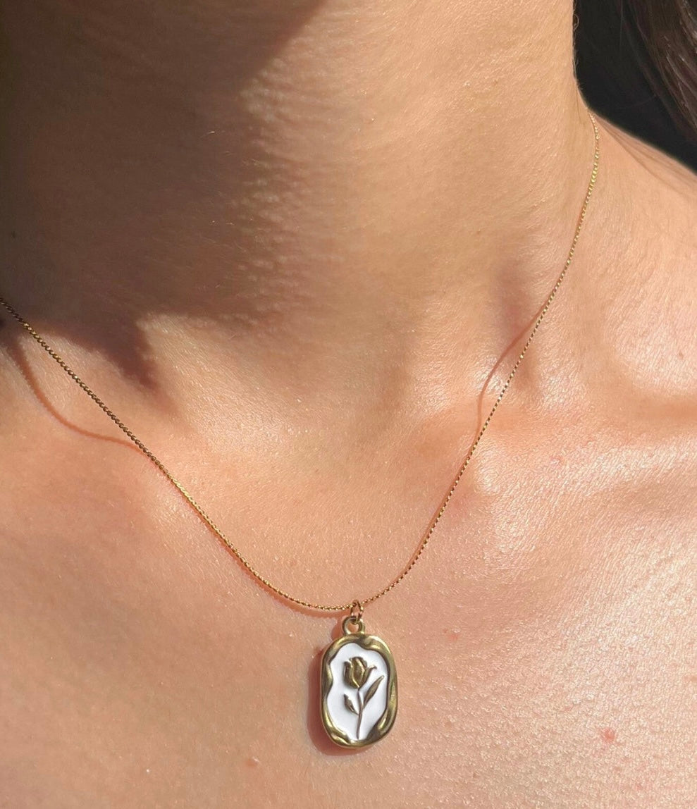 Rose of Dawn Necklace