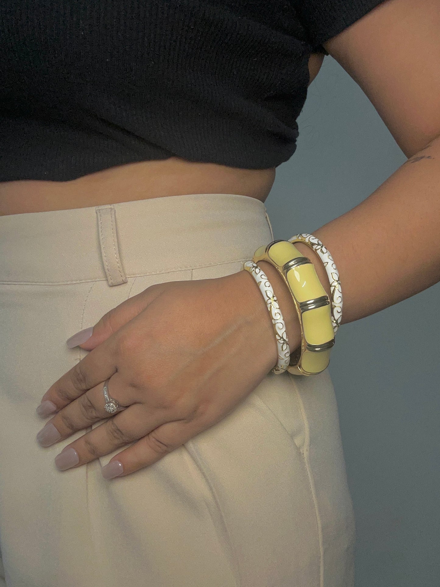 Lemon Lace Stack (Set of 3)