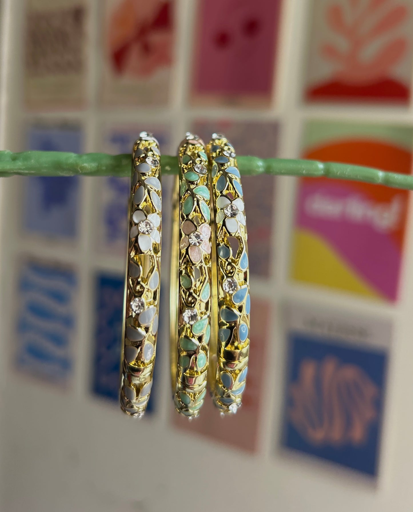 Crimson Petals Stack Pack of 3