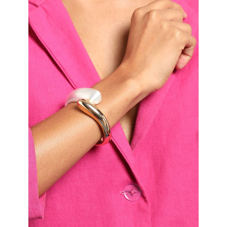 Dual Color Twist Cuff Bracelet