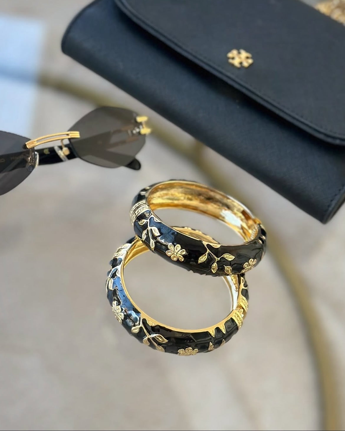 Noir Rose Cuff