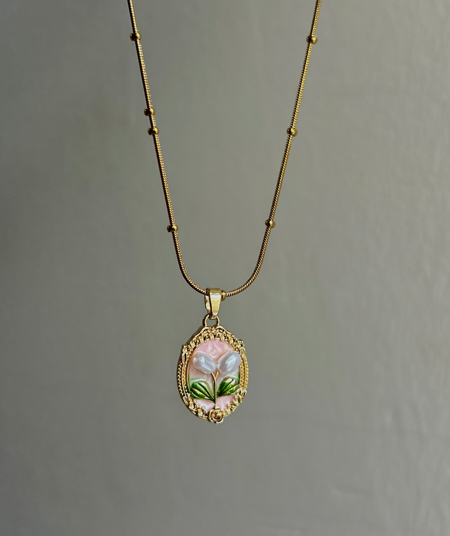 Pearl Petals Necklace