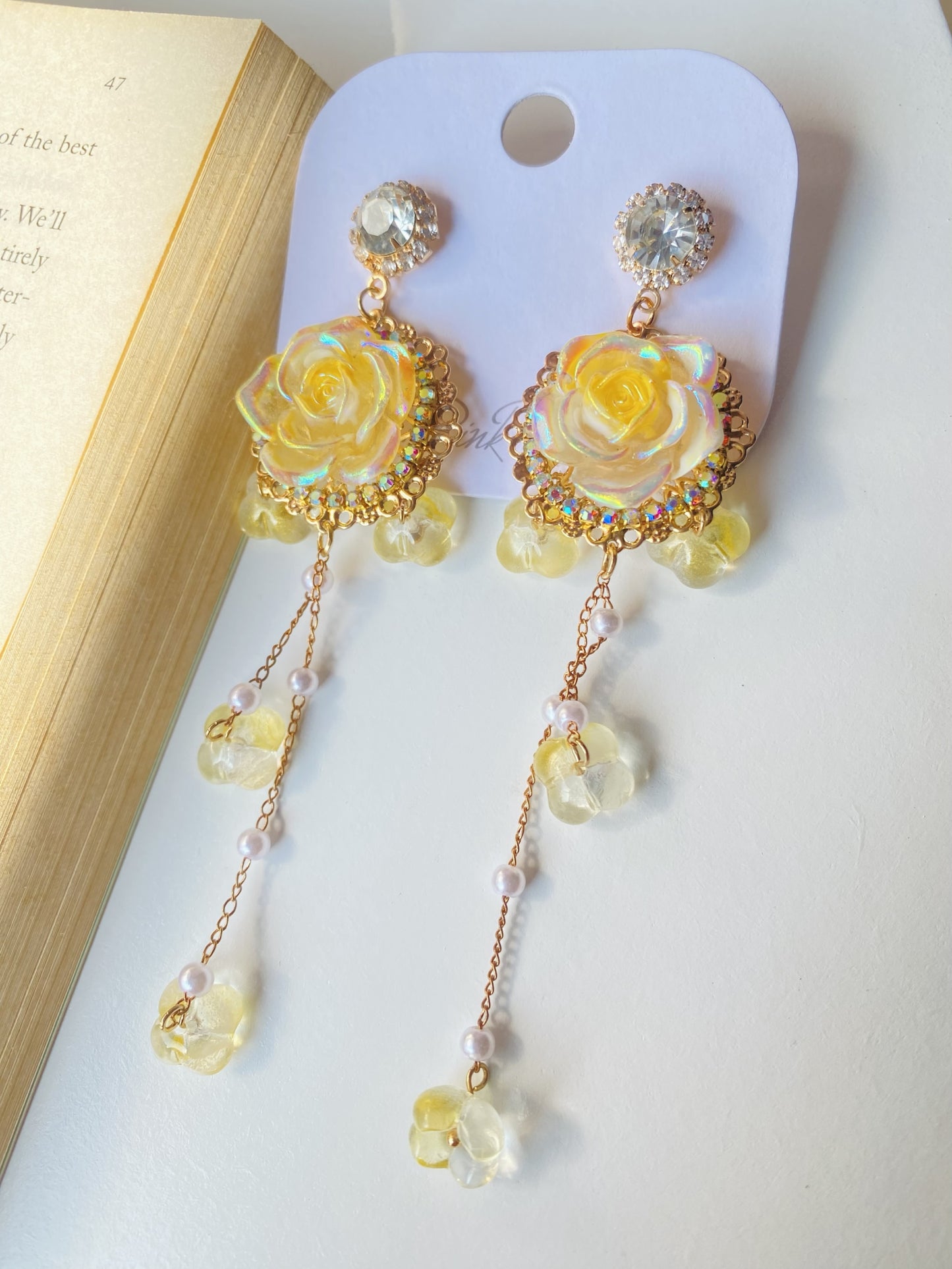Honey Blossom Dangle Earrings