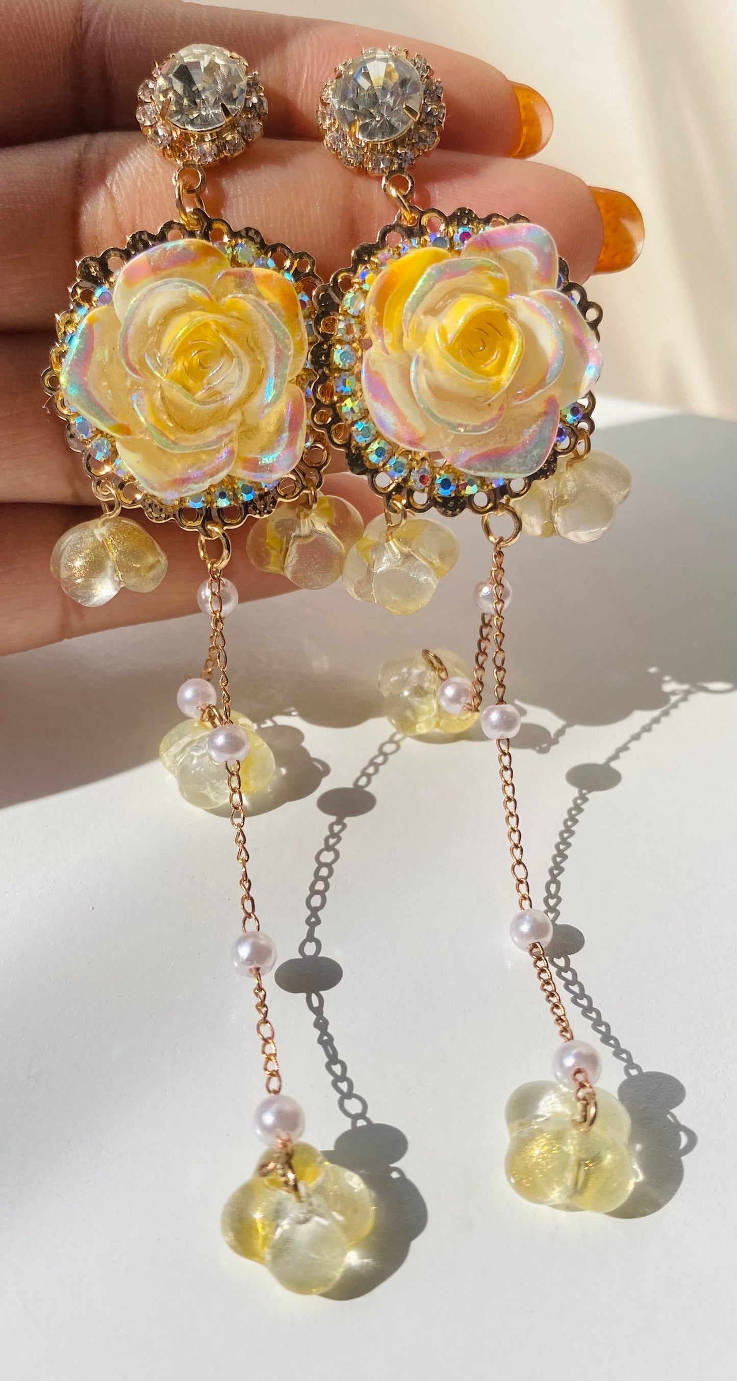 Honey Blossom Dangle Earrings