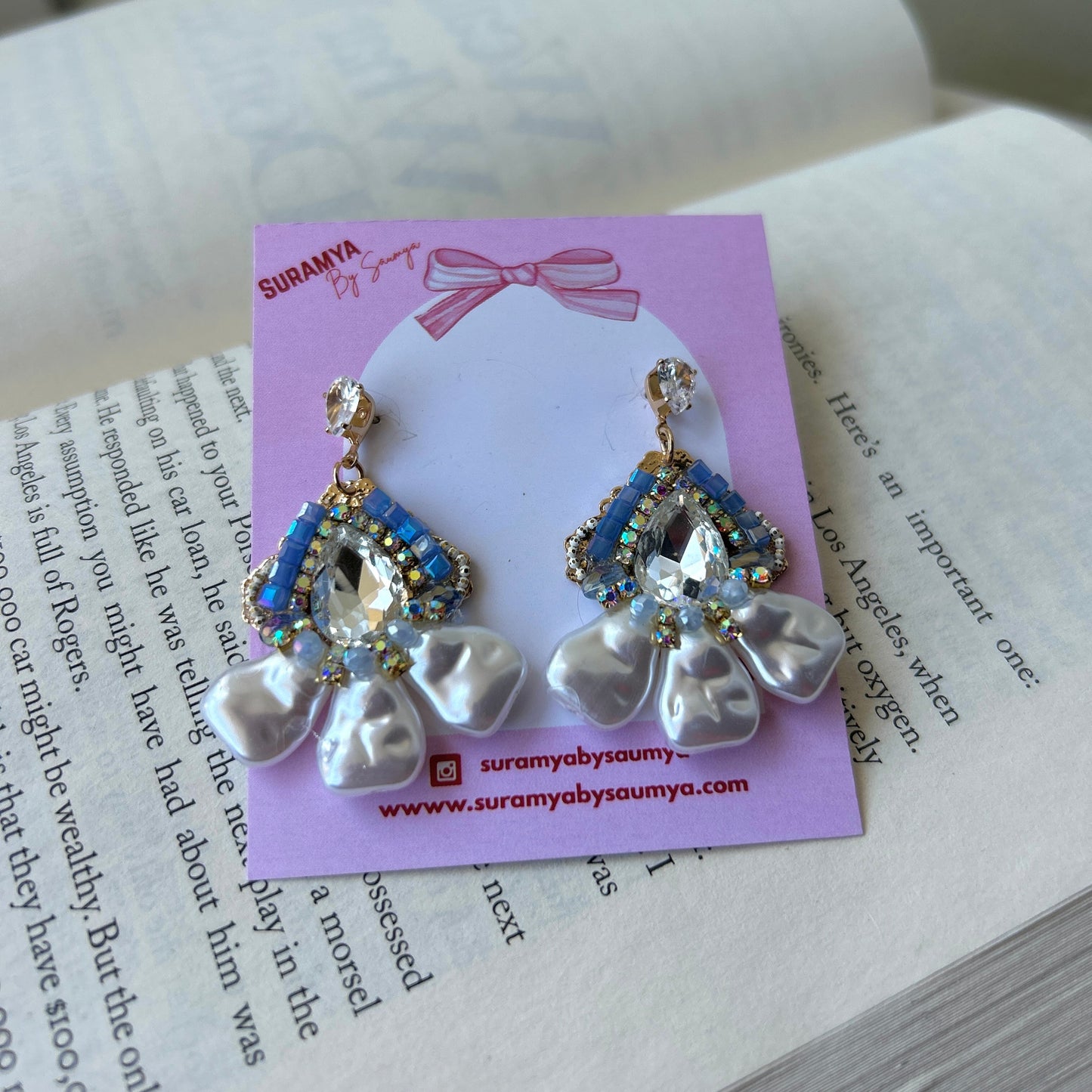 Ocean Bloom Drop Earrings