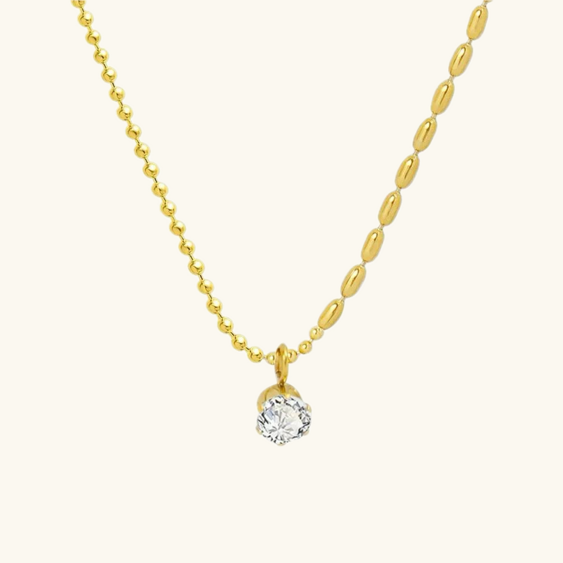Aura Gold Charm Necklace