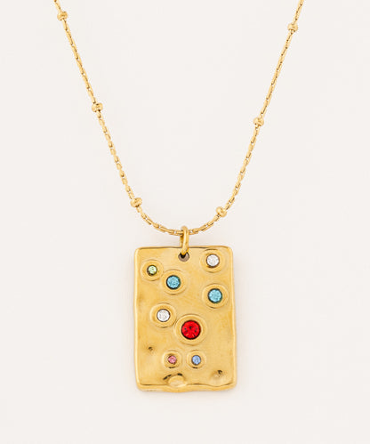 Vintage Gem Story Necklace
