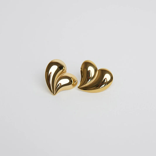 Lucky - Heart Studs