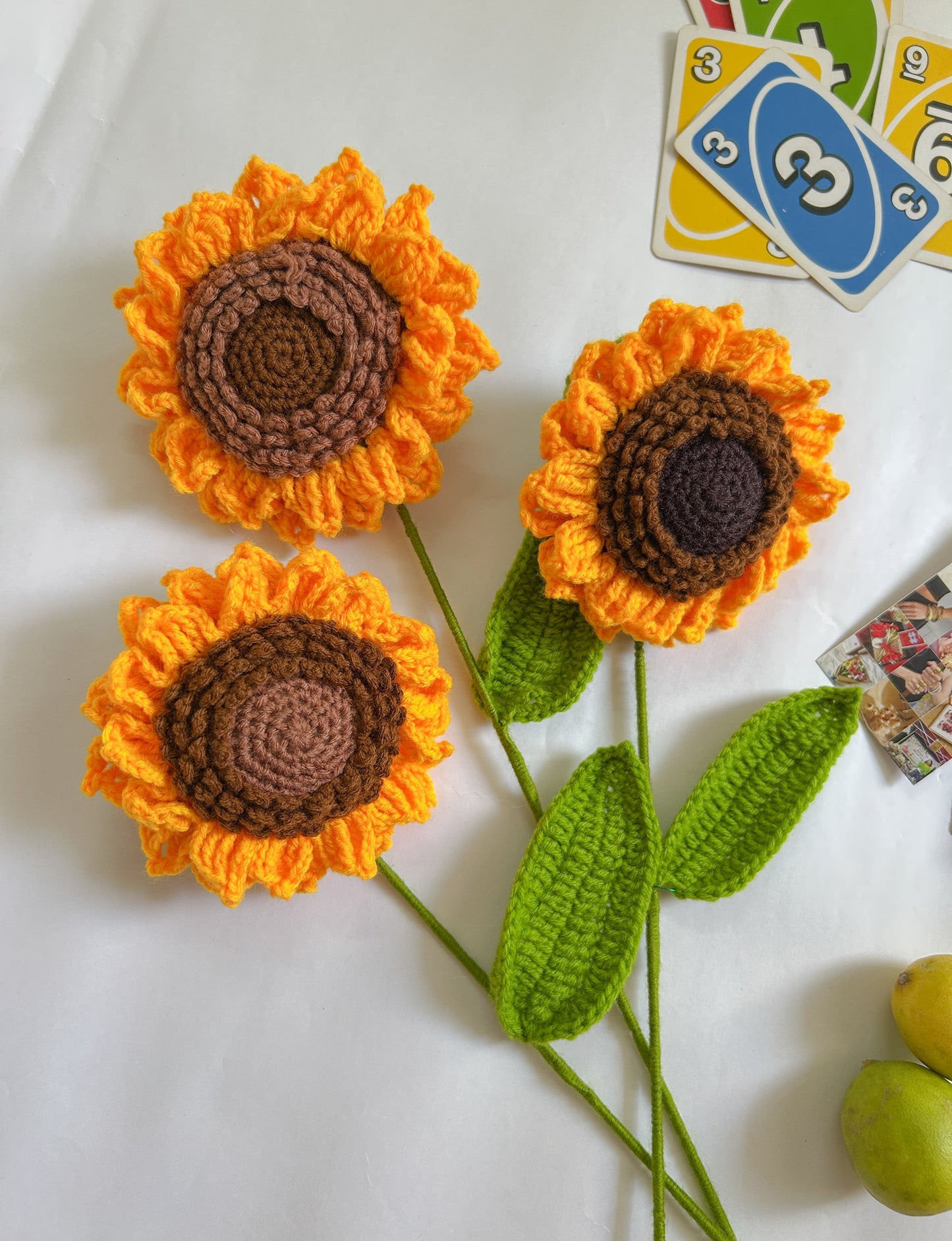 Realistic Crochet Sunflower