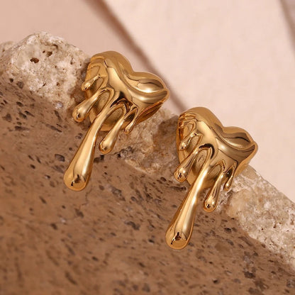 Melting Heart Earring