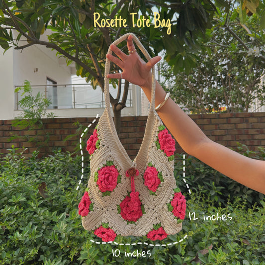 Rosette Tote Bag