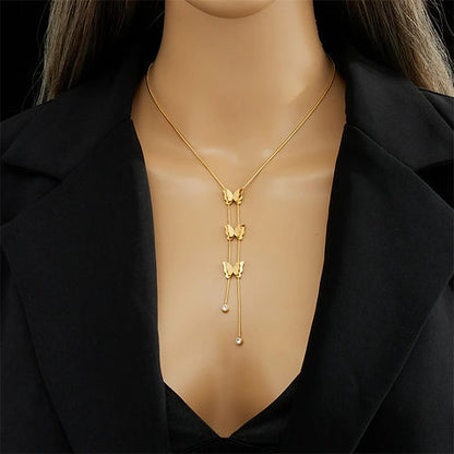 Bufferfly Dangling Necklace