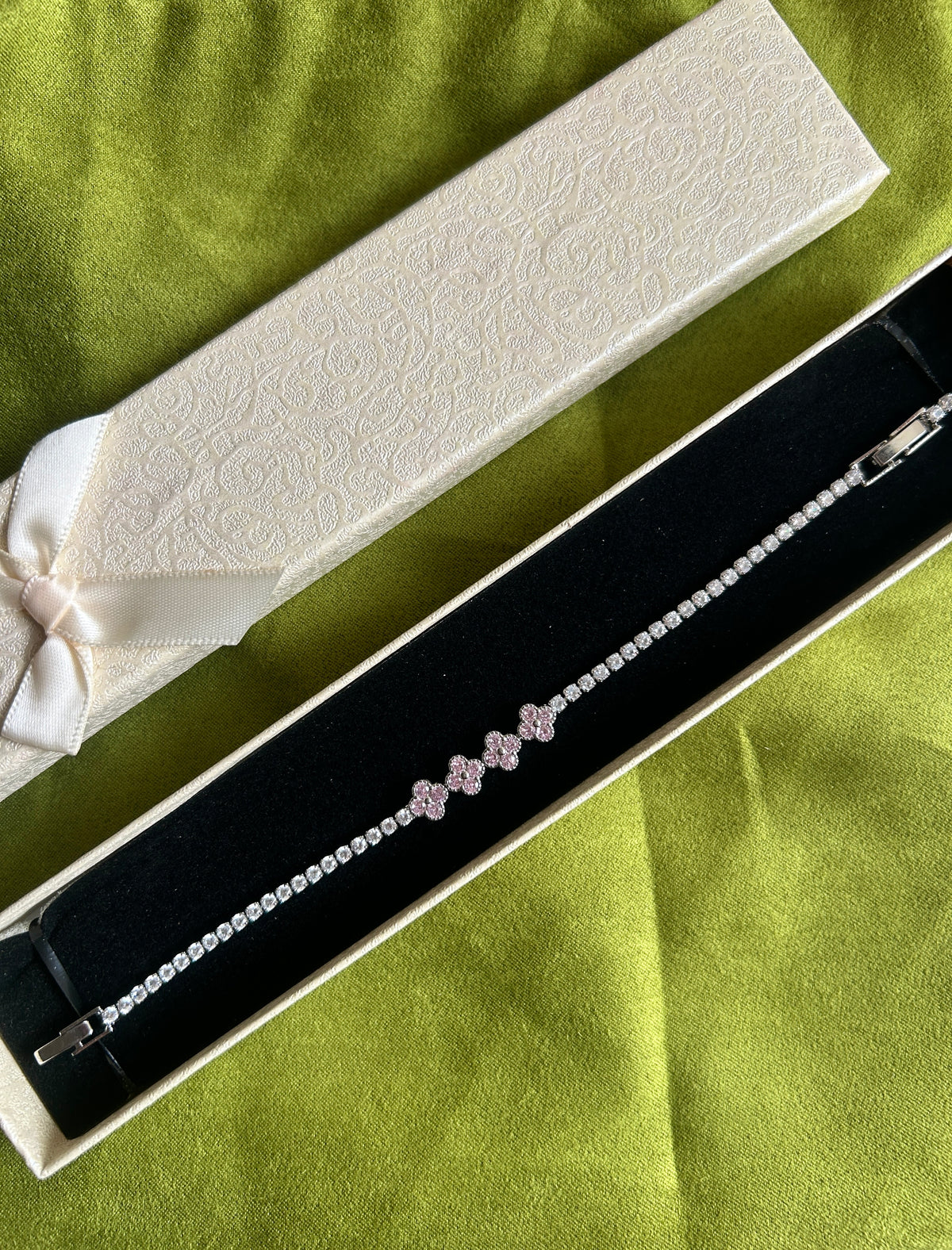 The Rosalie Clover Tennis Bracelet