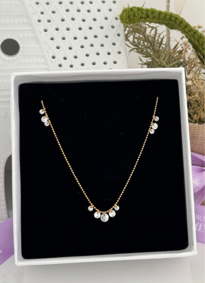 Crystal Dangle Necklace