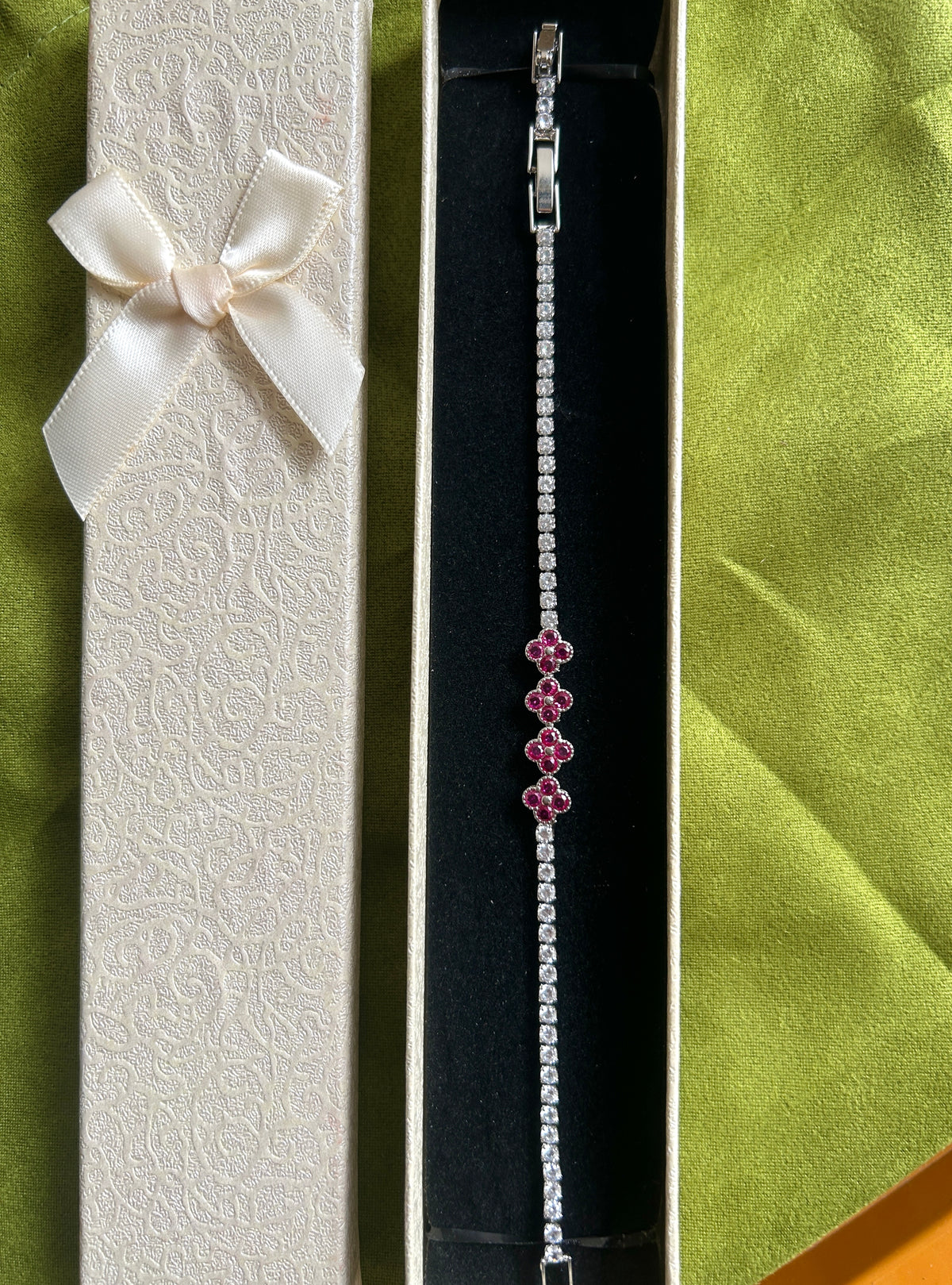 The Rosalie Clover Tennis Bracelet
