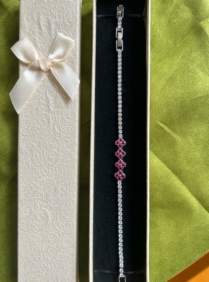 The Rosalie Clover Tennis Bracelet