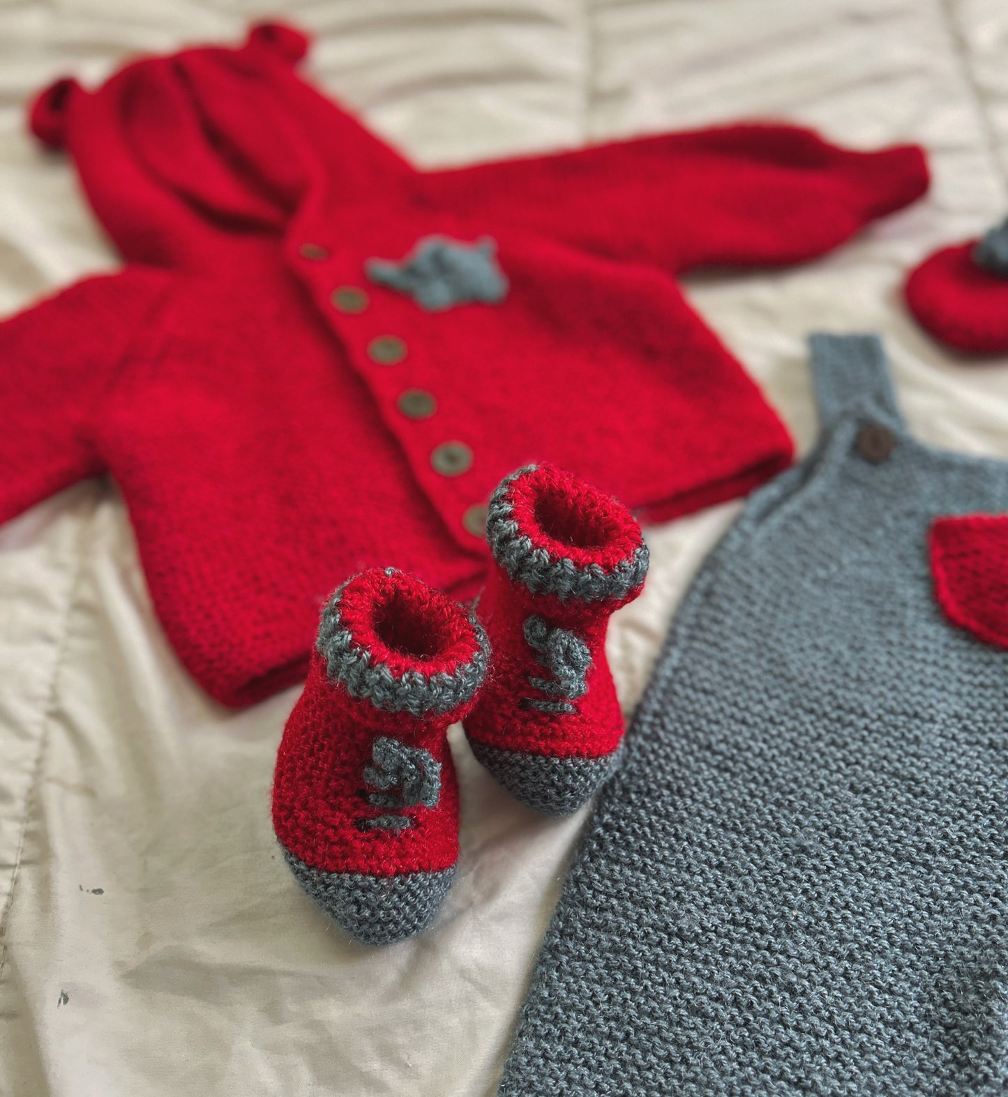 Bunny Dungaree Set