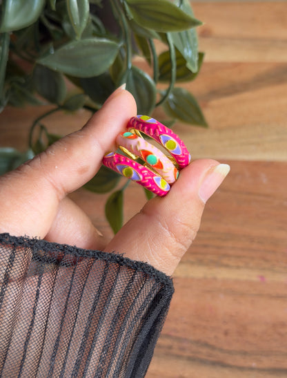 Evil Eye Enamel Ring