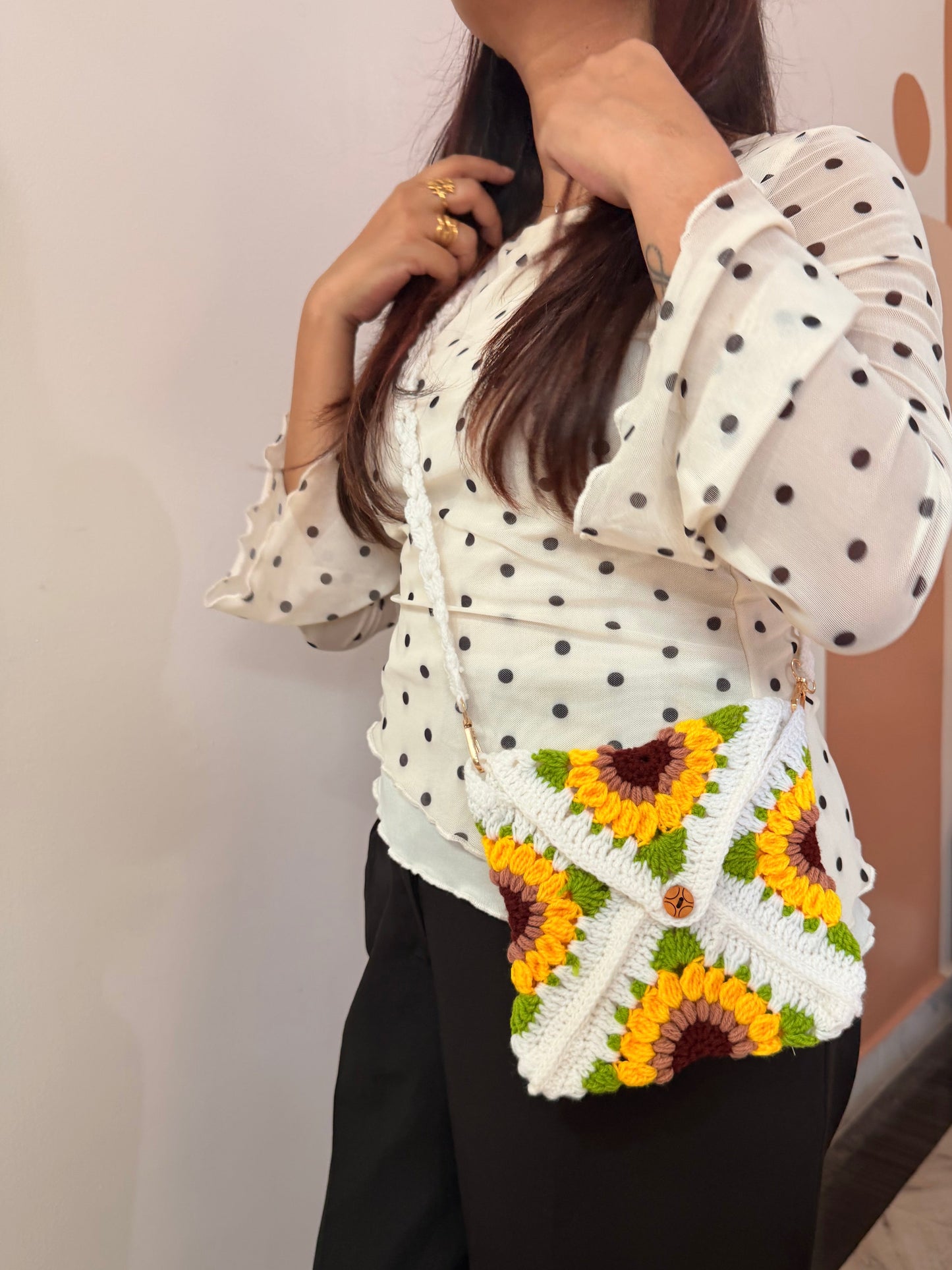 Sunflower Cottage Sling Bag 🌻
