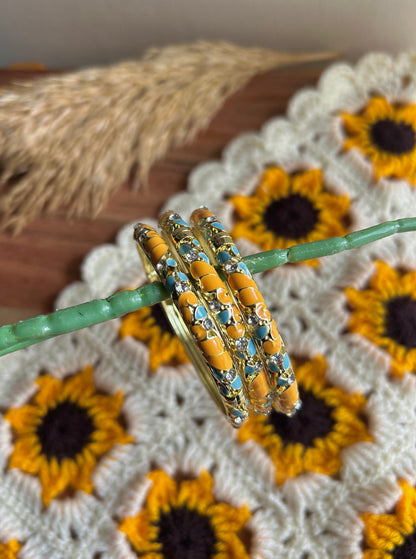 Yellow Vintage Bangle (each bangle)