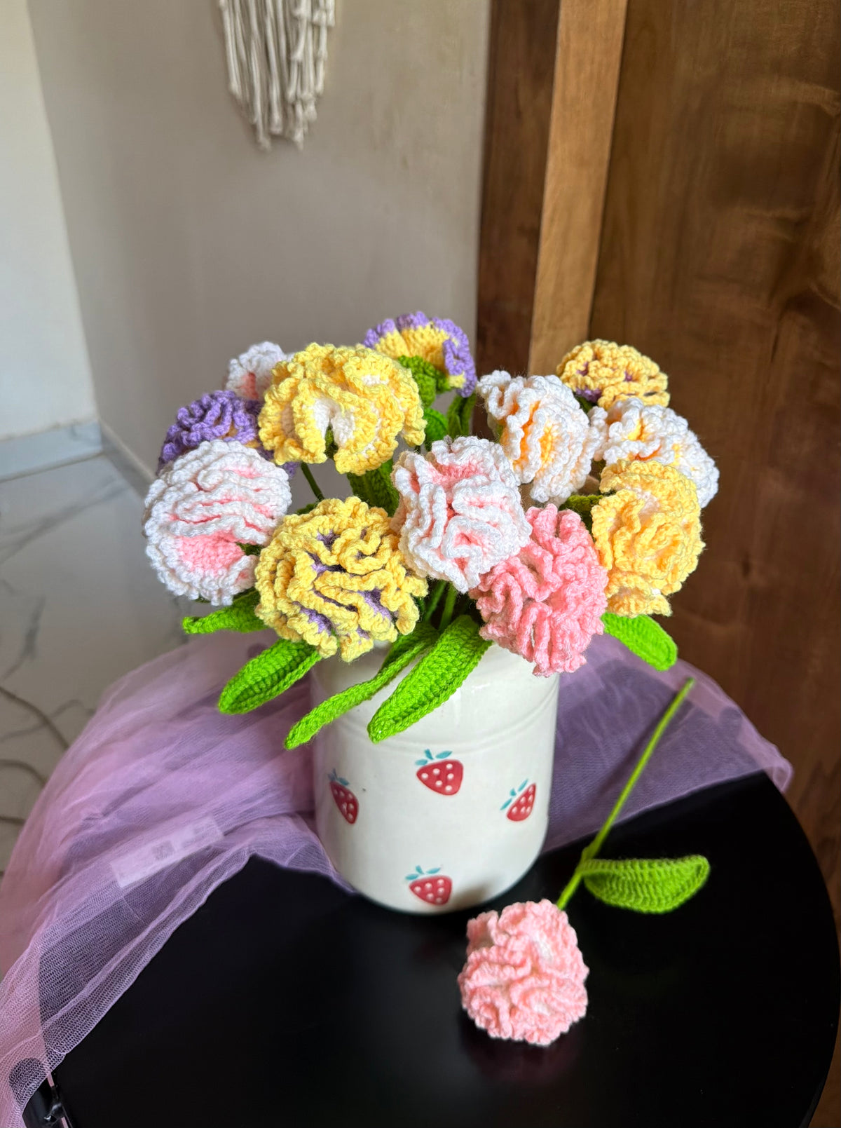 Crochet Carnation flower