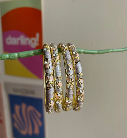 Lilac Vintage Bangles (each bangle)