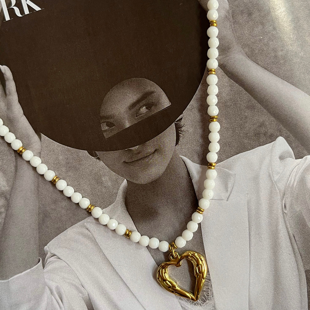 Marina Heart Necklace ( Gold Plated)