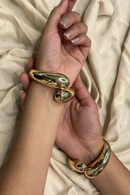 Drop Shaped Cuff Bracelet