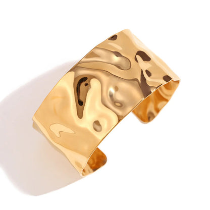 Gold Hammered Ring