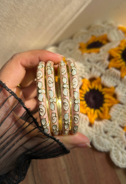Pastel Pink Vintage Bangle (each bangle)