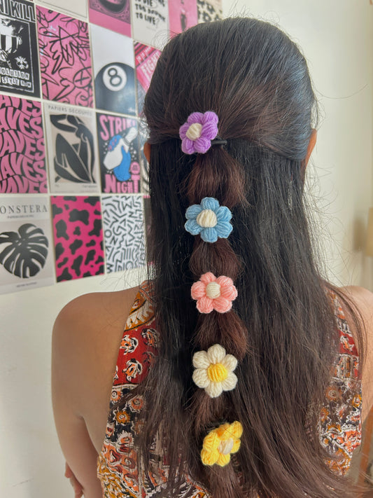 Bubble Daisy Hair Tie ( Pack of 1 )