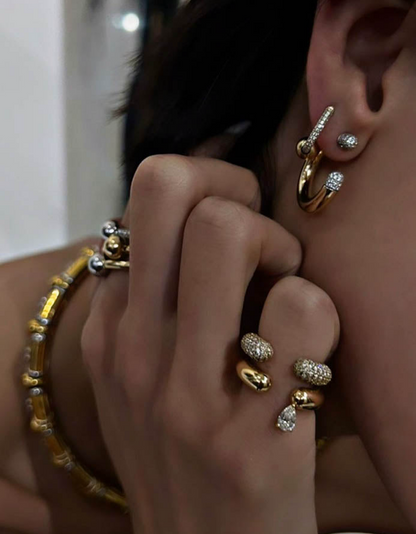 Solace premium stacked ring ( adjustable)