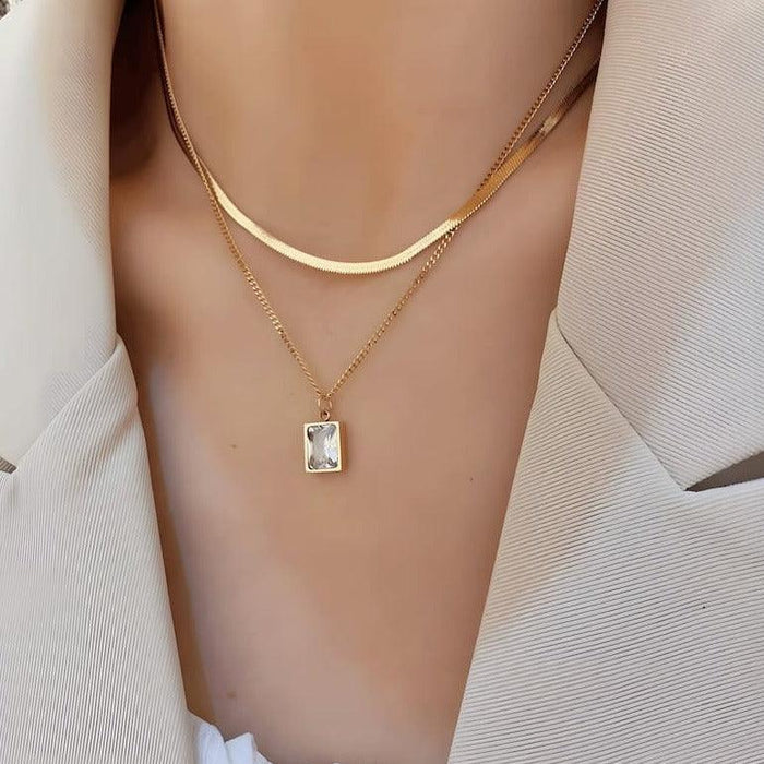Luna Dual Chain Necklace