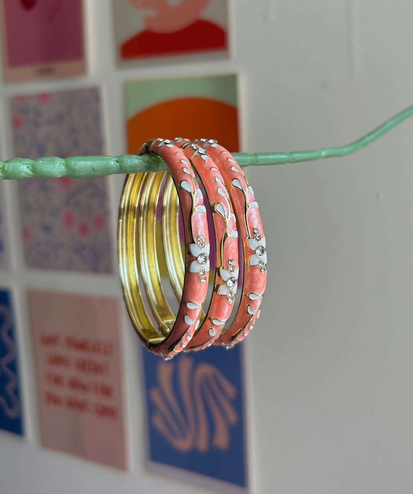 Peach Vintage Bangle (each bangle)