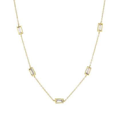 Baguette Necklace