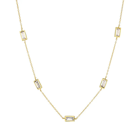 Baguette Necklace