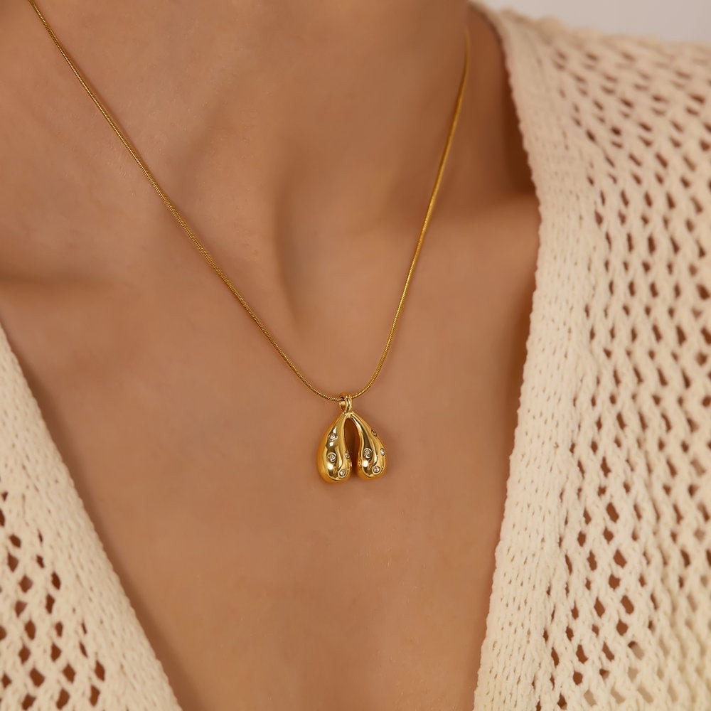 Ekta- Studded Healing Necklace