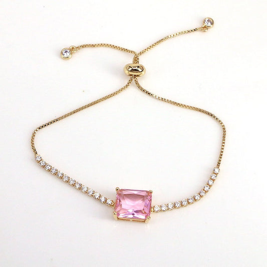 Rose Solitaire Bracelet