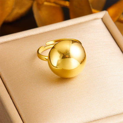 Gold Plated Round Ring