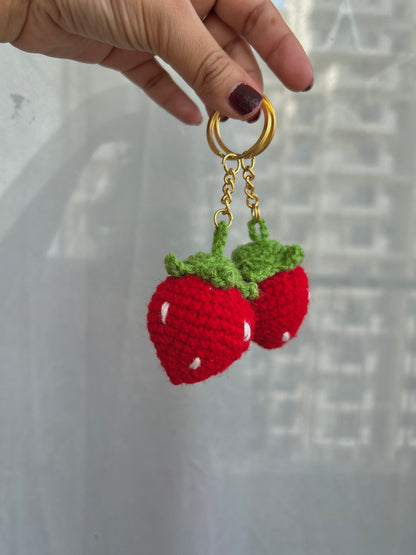 Strawberry Keychain