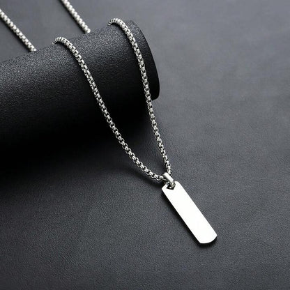 Silver Board Neckchain