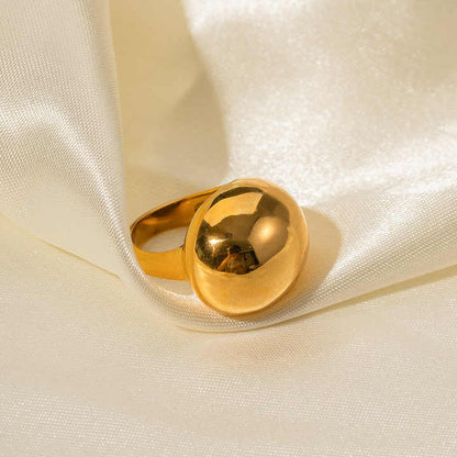 Gold Plated Round Ring