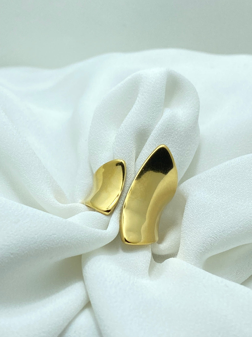 Gold Plated Abstract Ring