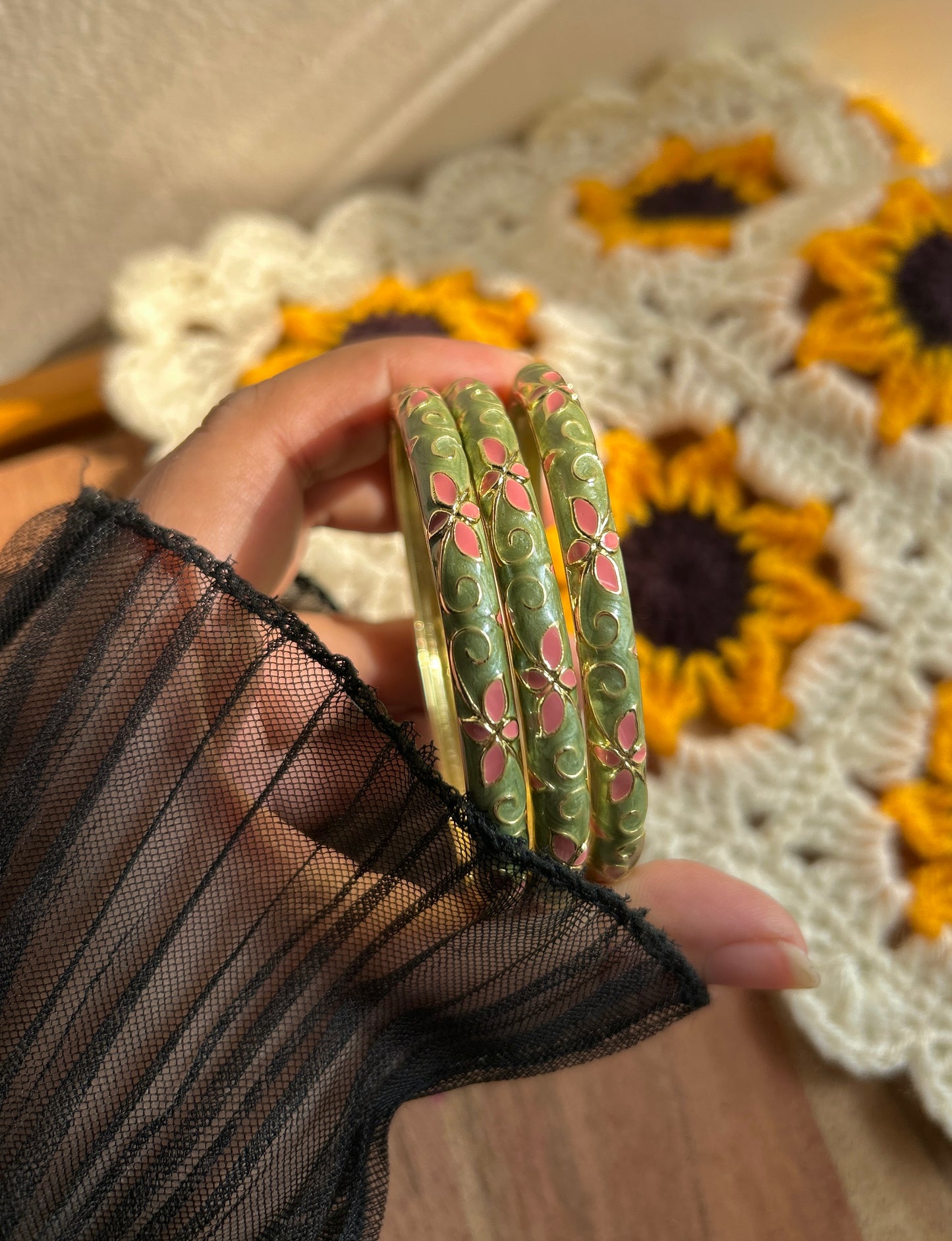 Green Vintage Bangle (each bangle)