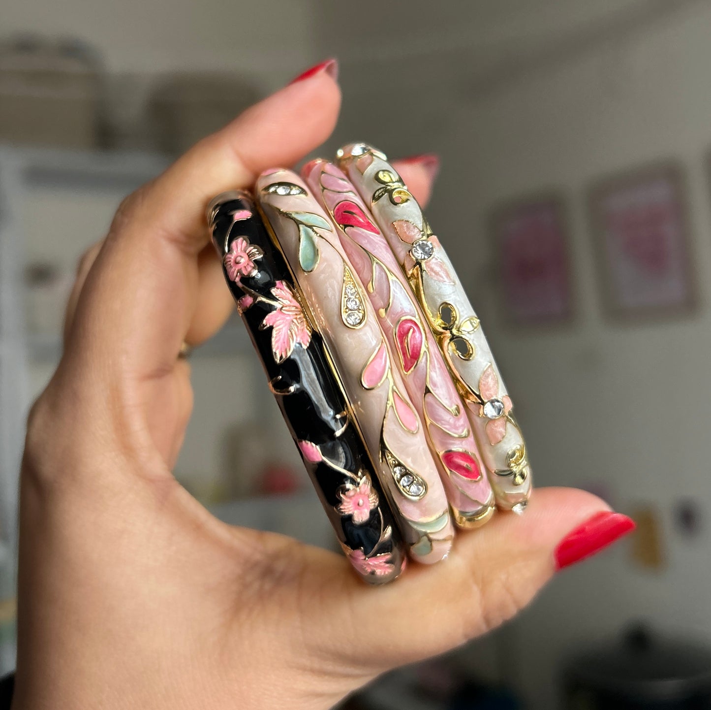 Midnight Blush Royale Stack (Set of 4)
