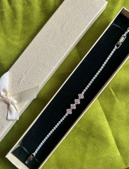 The Rosalie Clover Tennis Bracelet