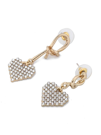 Studded Heart Earrings