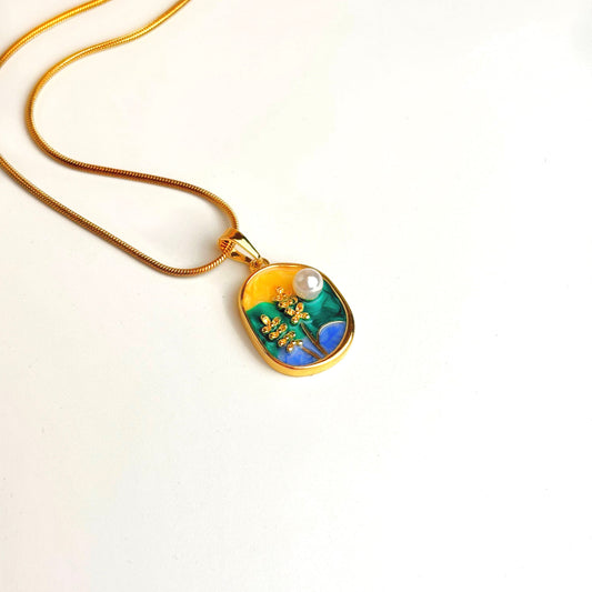 Sunlit Tree Necklace