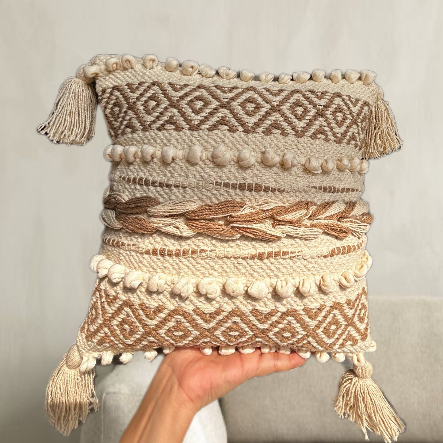 Aria Woven Pillow Cover