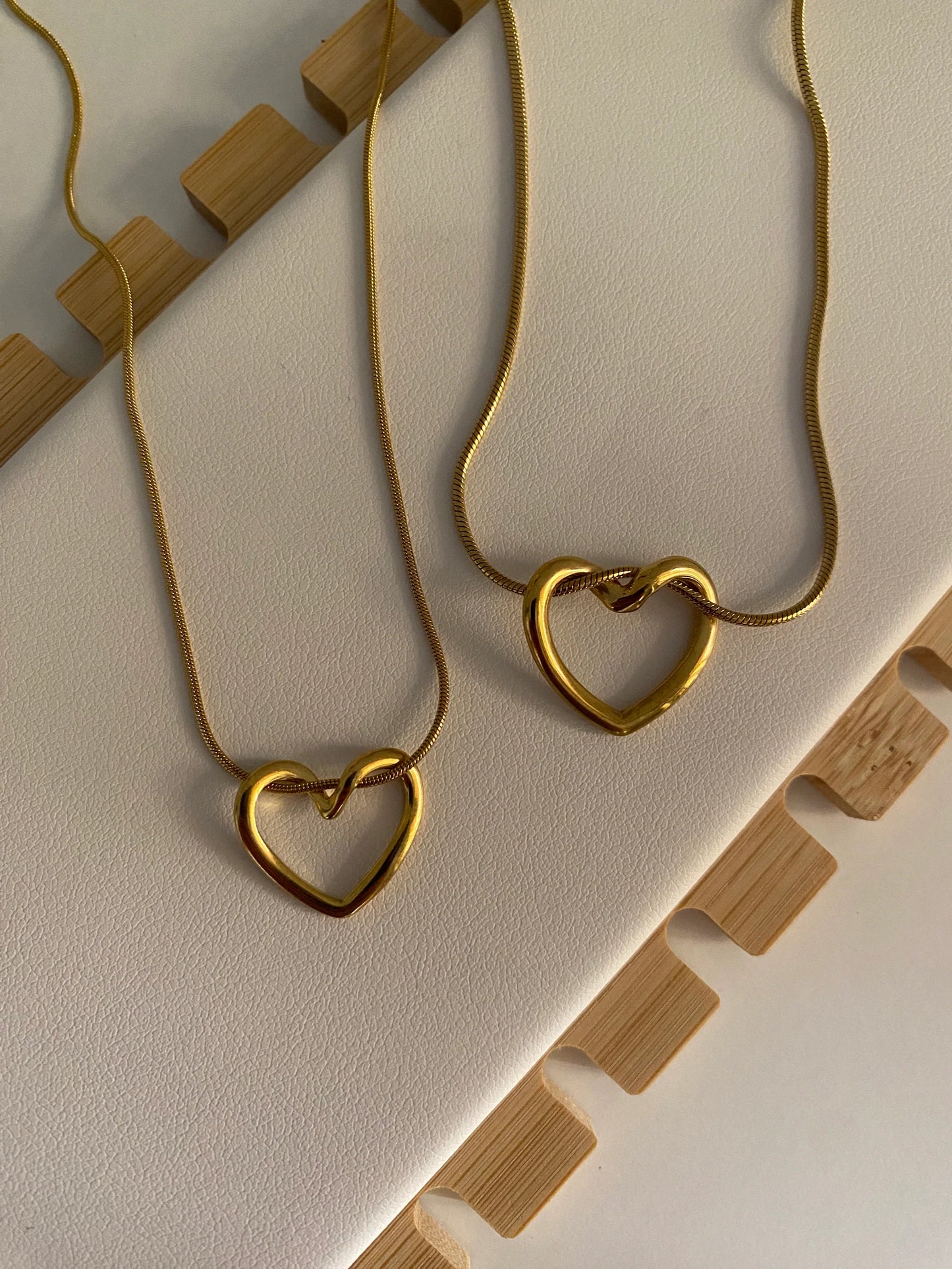 Twisted Heart Necklace